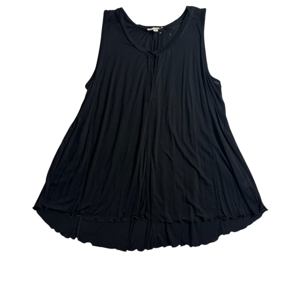 Women's Black Sleeveless Top